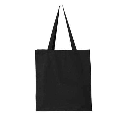 A girl holding a bag