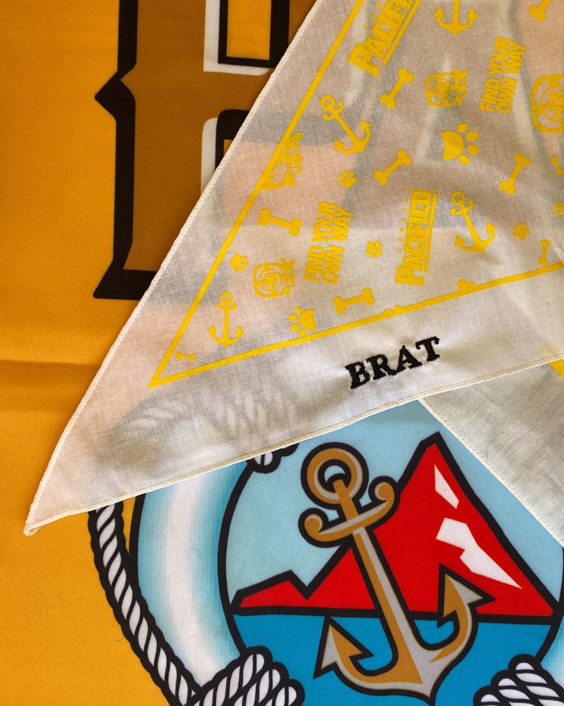 Embroidered bandana