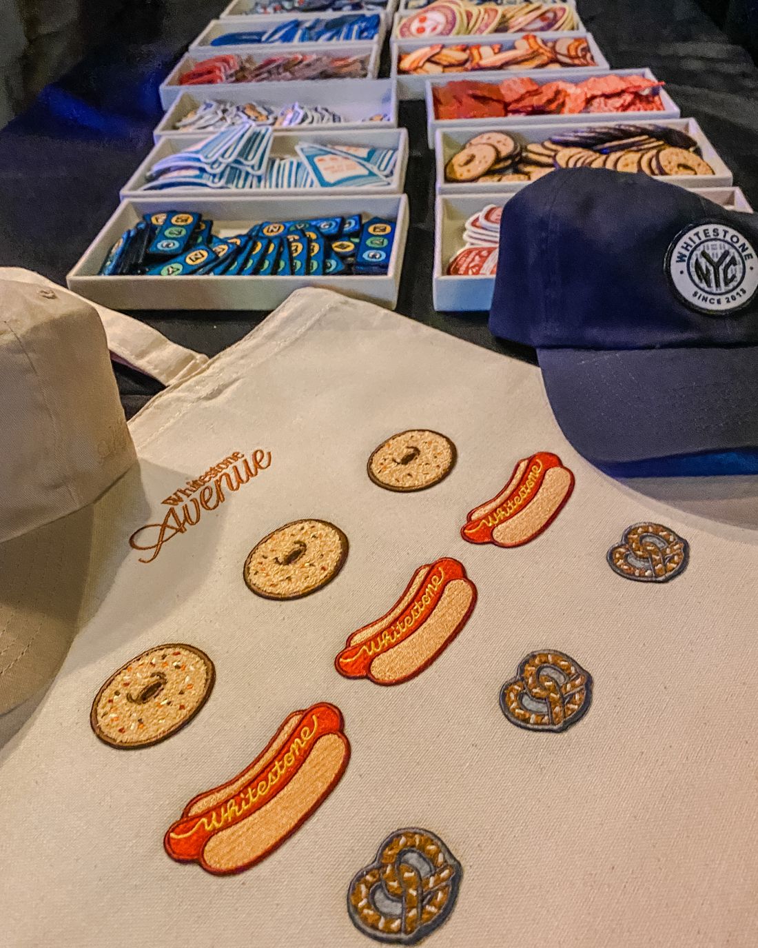 Embroidered tote bag